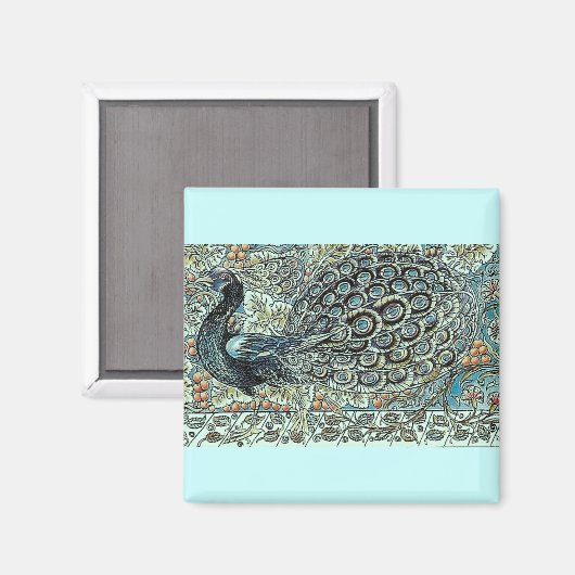 孔雀 マグネット (正面/裏面)
