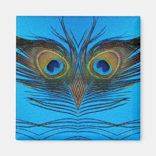 孔雀 マグネット (正面)