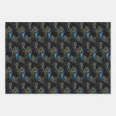 孔雀 ラッピングペーパーシート (正面3)