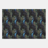 孔雀 ラッピングペーパーシート (正面2)