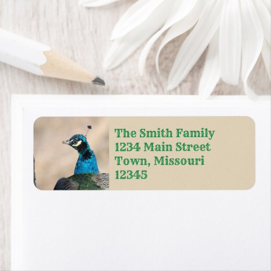 孔雀 ラベル (インサイチュ)