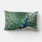 孔雀 ランバークッション (裏面)
