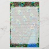 孔雀 便箋 (正面)