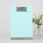 孔雀 便箋 (スタンド正面)