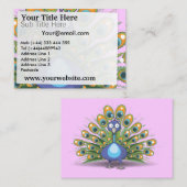 孔雀 名刺 (正面/裏面)