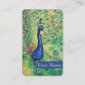 孔雀 – 名刺 (正面)