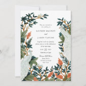 孔雀 招待状 (正面)