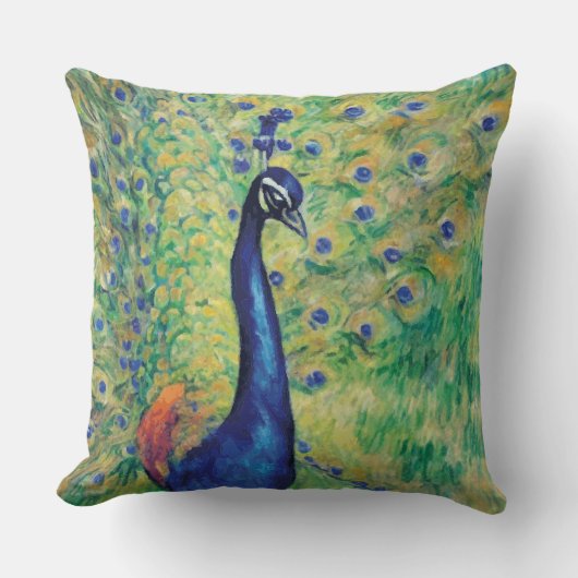 孔雀 – 枕 (正面)