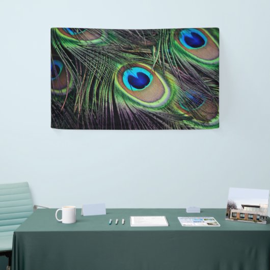 孔雀 横断幕 (トレードショー)