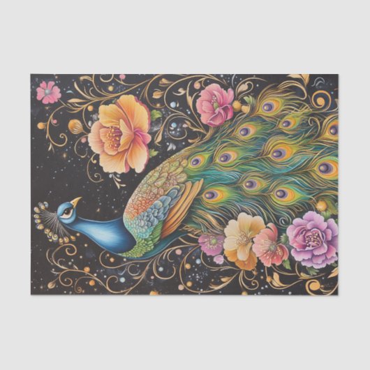 孔雀 薄葉紙 (正面)