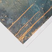 孔雀，青，緑と金ゴールド，月光，新しい 薄葉紙 (詳細)