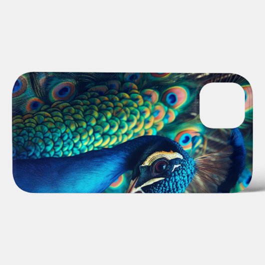 孔雀 Case-Mate iPhoneケース (裏面 (横))