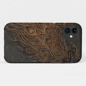 孔雀 Case-Mate iPhoneケース (裏面(横))