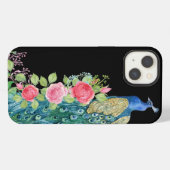 孔雀 iPhoneケース (裏面横)