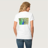 孔雀 Tシャツ (裏面フル)