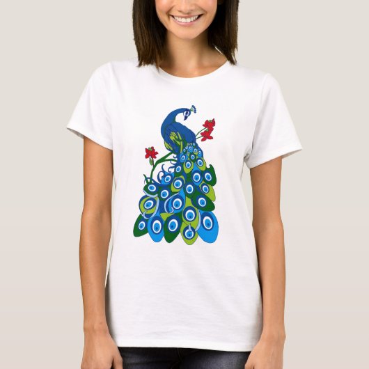 孔雀 Tシャツ (正面)