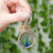 孔雀Keychain キーホルダー (手)