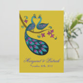 孔雀Peahenの保存日付(マスタード) セーブザデート (スタンド正面)