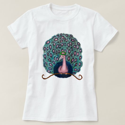 孔雀Tシャツ Tシャツ (デザイン正面)