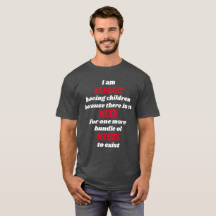 存在する必要性の束のための必要性無しワイシャツ Tシャツ