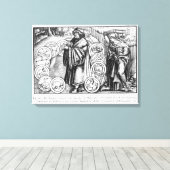 存在する自然科学 キャンバスプリント (インサイチュ (ウッドフロア))