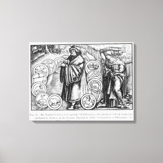 存在する自然科学 キャンバスプリント (正面)