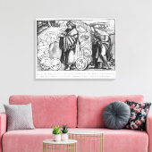 存在する自然科学 キャンバスプリント (インサイチュ (リビング))