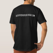 存在を尊重するか、抵抗を期待する Tシャツ (裏面)