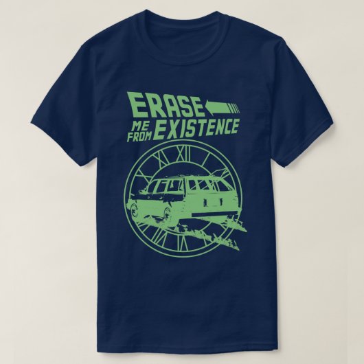 存在パロディから消し去おもしろいる Tシャツ (デザイン正面)