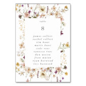 存在乾燥野花パンパリース結婚ズ テーブルナンバー (裏面)