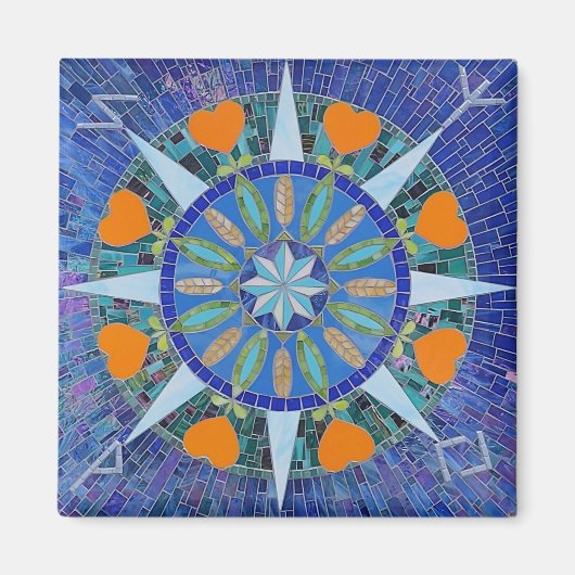 存在度の16進符号 マグネット (正面)