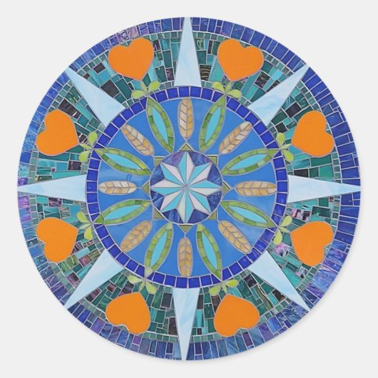 存在度の16進符号 ラウンドシール (正面)