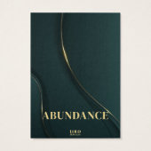 存在意義のあるイヤリングジュエリー表示カード (裏面)