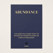 存在意義のあるブレスレットジュエリー表示カード (正面)