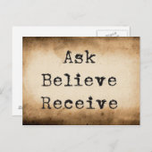 存在感を示す引力の法則 ポストカード (正面/裏面)