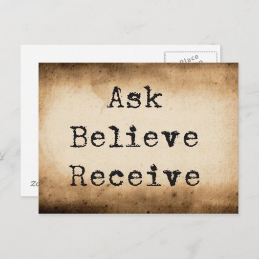 存在感を示す引力の法則 ポストカード (正面/裏面)