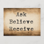 存在感を示す引力の法則 ポストカード (正面)