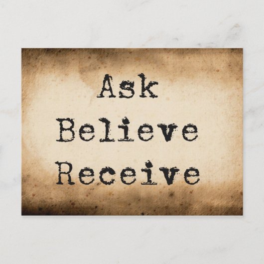 存在感を示す引力の法則 ポストカード (正面)