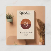 存在感を高める：絶妙なBusinessCardDesign スクエア名刺 (裏面)