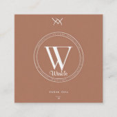 存在感を高める：絶妙なBusinessCardDesign スクエア名刺 (正面)