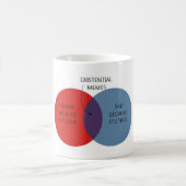 存在的なミームのマグ コーヒーマグカップ (中央)