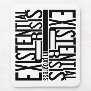 存在的な危機のmousepad マウスパッド