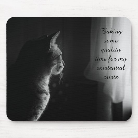 存在的な危機 マウスパッド (正面)