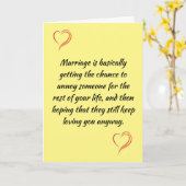 存在素晴らしに関する事結婚した カード (黄色い花)