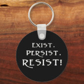 存在。持続。抵抗しろ！ キーホルダー (正面)