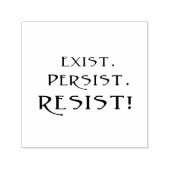 存在。持続。抵抗しろ！ セルフインキングスタンプ (デザイン)