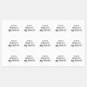 存在。持続。抵抗しろ！ ラベル (シート)