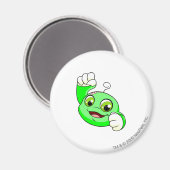 季子白熱［赤熱］光を放つ マグネット (正面/裏面)