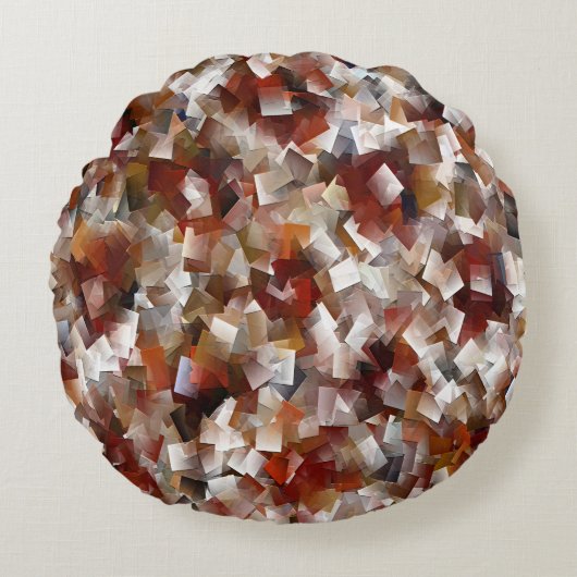 季節おもしろい..... ラウンドクッション (正面)