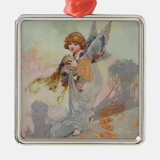 季節からの秋 メタルオーナメント (正面)